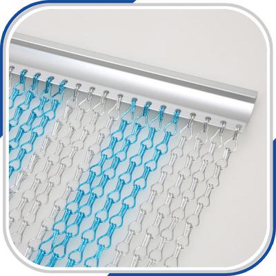 China Non-fading anodising aluminum chain curtain for sale