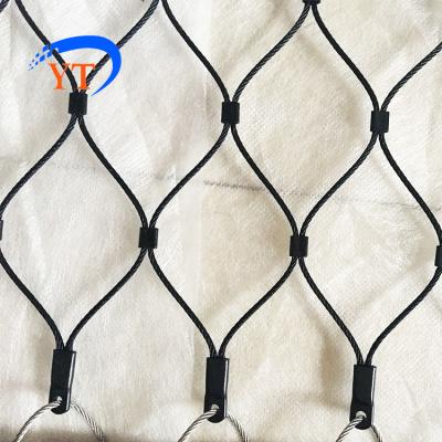 China Customized best quality 1.2 mm to 4.0 mm diameter black oxide stainless steel rope wire mesh for sale