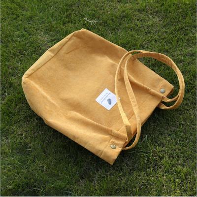 China Fashion Custom Corduroy Tote Bag Foldable Tote Bag Foldable Tote Bag Eco-friendly Simple TAS Bolsa Femme RPET Nylon Oxford Mochila Bag for sale