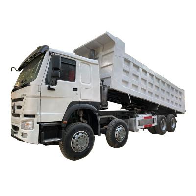 China HOWO Used Schman 10wheel Small Dump Truck Loading Capacity 40ton 60ton 375HP 6X4 8X4 Tipper Truck 6 - 8L for sale