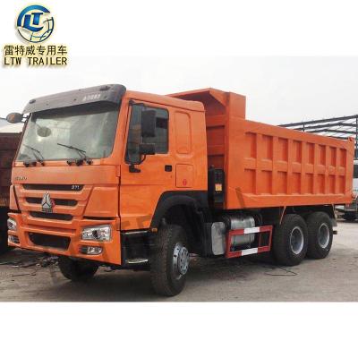 China China 20 cubic meters sinotruk 1200r20 tires 40 ton 12 tire used HOWO dump truck price 6 371HP - 8L for sale