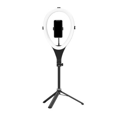 China Mini New Arrival Shape 14 Inch Tennis Ring Light With 4 Phone Holders Desktop 170cm