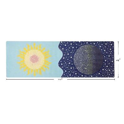 China High Quality Durable Yoga Mat Natural Rubber Exercise Fabric Digital Printed Suede Materials Folding Anti-Slip Eco-Friendly/Non-Toxic/Non-Slip/Washable/Rebound Stable Back for sale