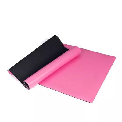 China Cheap Professional Custom Logo Pattern Thick Eco-friendly Natural Leather PU Yoga Rubber Mat 2.5/3/4/5Mm Back Eco-friendly/Non-toxic/Non-slip/Washable/Rebound Stable for sale