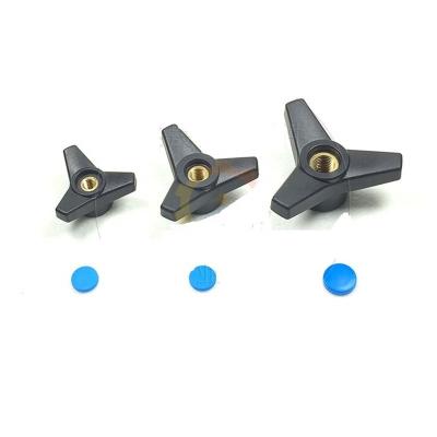 China Industrial Custom Wire Plastic Triangle Shape Hold Hand Buttons for sale