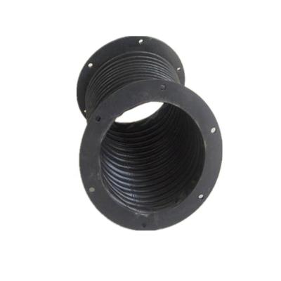 China Explosion Proof CNC Machine Cloth Shaft Bellows Cover , Round Cylinder Bellows for sale