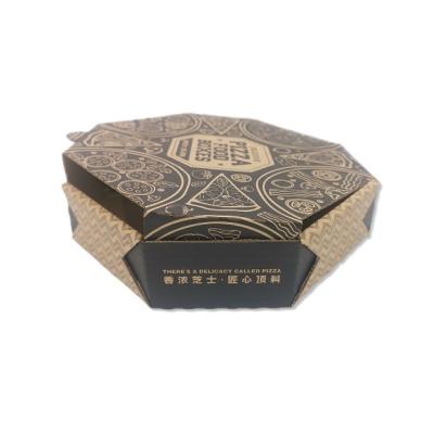 China Wholesale High Quality Factory Custom Pizza Box Recyclable In Stock Round Pizza Box Octagon for sale