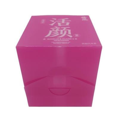 China Recyclable Custom Single Eyeshadow Pan Packaging Eye Shadow Box Blush Plastic PP Pet Box Eyeshadow Case for sale