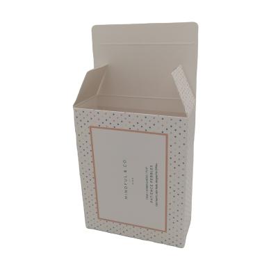 China Economical Recycled Materials Custom Design Colorful Dots Printing Gift Paper Box Packaging for sale