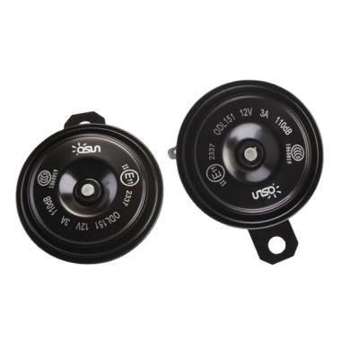 China 12v Heaven and Earth Steel Tone Mini Universal Disc Car Horn for sale