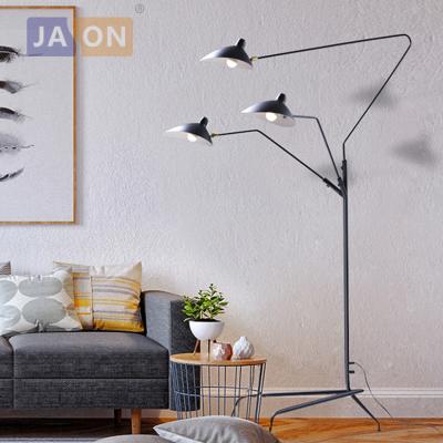 China Loft led industrial e14 iron minimalism LED floor lamp LED floor lamp floor light for foyer dining room bedroom for sale