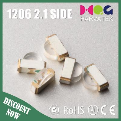 China A: AlGalnP G: InGaN B: InGaN smd 1206 led smd LED RGB light emitting diode chips datasheet specifications for sale