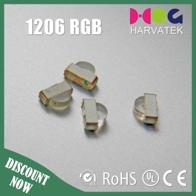 China INGAN RGB 1206 SMD LED Diodes Right Angle Led Emitting Diode SMD for sale