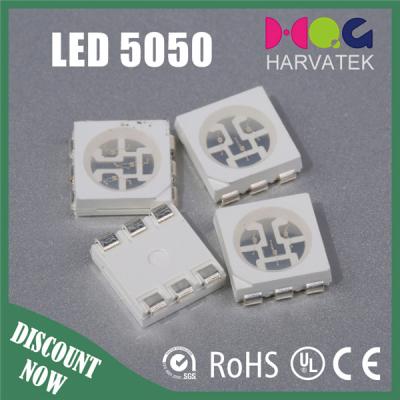 China AlGaInP Harvatek surface mount package 5050 rgb high intensity tricolor smd led for sale