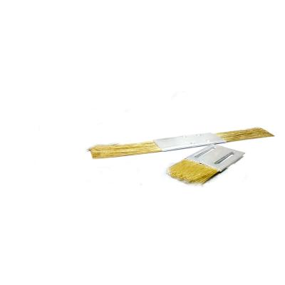 China 50mm Bristle Flexible Strip Escalator Electrostatic Brush Cleaning Brush for sale