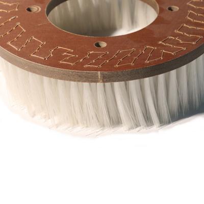 China Durable Nylon Strip Brush Wash Wheel Cleaning Brush Round Cleaning Brush for sale