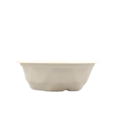 China 650ml Sugar Cane Waterproof Wholesale Biodegradable Bagasse Disposable Soup Bowl for sale