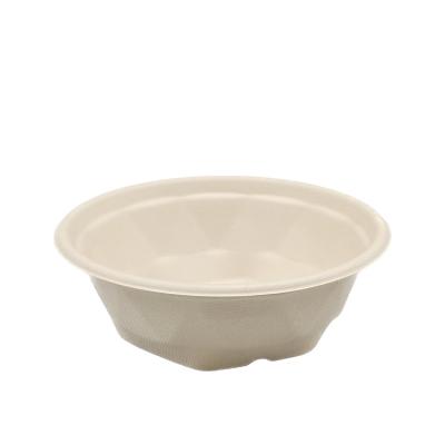 China 100% Eco TUV 650ml Eco TUV Soup Rice Salad Pasta Takeout Bowls Waterproof Disposable Compostable Biodegradable Paper Pulp Bagasse Sugar Cane for sale