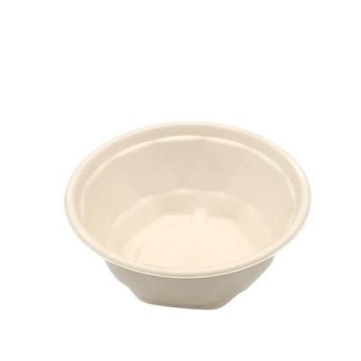 China 750ml 100% Sugar Cane Bagasse Waterproof Biodegradable Takeout Container Disposable Paper Soup Bowl for sale