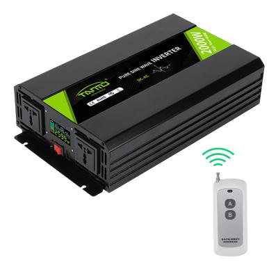 China Aliminum Alloy Tianmo New Energy 2000W Pure Sine Wave Inverter with Power Wireless Remote Control Inverter for sale