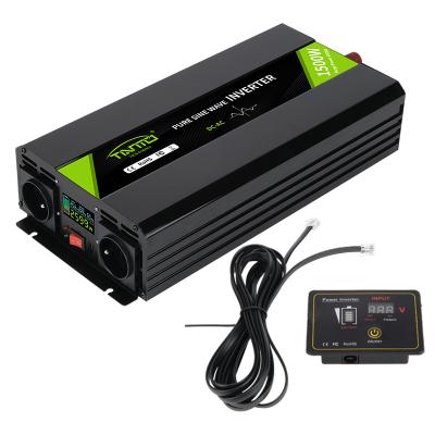 China Aliminum Tianmo Power Inverter 1500W Pure Sine Wave Inverter With Cable Type Remote Control Power Inverter for sale