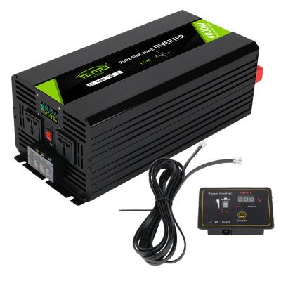 China Aliminum Alloy Tianmo Brand Power Inverter 4000W Pure Sine Wave Inverter With Cable Type Remote Control for sale