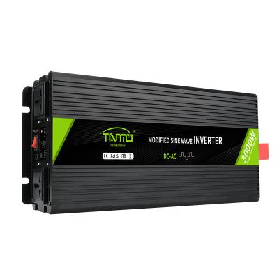 China Aliminum Alloy Tianmo Brand 3000W Power Inverter DC12V 24V 48V to AC220V 230V 240V 110V 120V Modified Sine Wave Inverter for sale