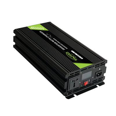 China Aliminum Alloy Tianmo DC12V 24V AC220V 120V 1000W UPS Modified Sine Wave Inverter With Charger for sale