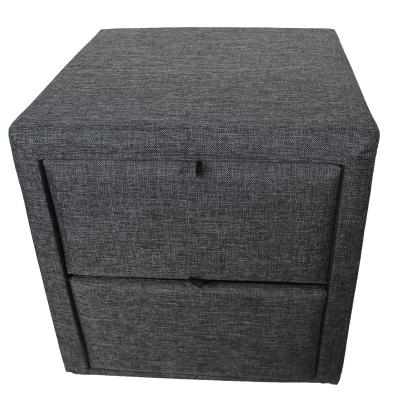 China stool home & Ottoman Furniture Chair Cube Fabric Storage Box With Drawers for sale