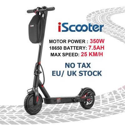 China Unisex Drop Boat iScooter 8.5 Inch Electric Scooter 15.6 Mph 350W Electric Scooter For Adult Europe for sale