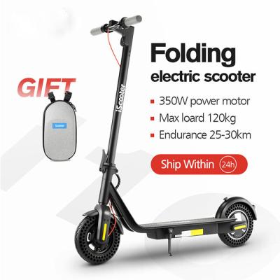 China Unisex UK Europe Warehouse Sales 10 Inch Drive Folding Skateboard Scooters 350W Rear Electric Scooter For Adult for sale