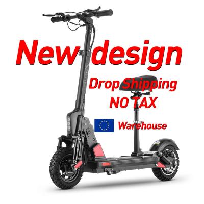 China 50KM Unisex Two Wheel Electric Scooter Folding Scooter 48V 500W Power Applicable To Men 10 Inch Off Road Tire Pitch Scooter for sale