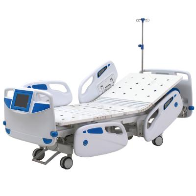 China Seven-function Remote Control ICU Electric Bed With Weighing System For Sale Medical Electric Bed Hospital Price for sale