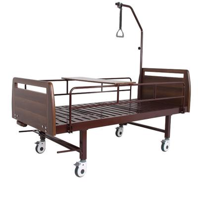 China Bedside Solid Wood Household Hospital Bed Geriatric Nursing Bedsore Prevention Electric Nursing Bed for sale