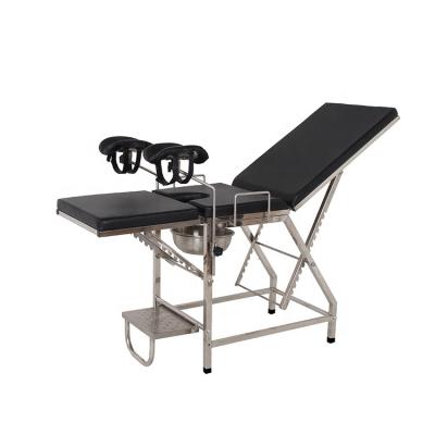 China Easy Operated Gynecology Medical Exam Bed Hospital Obstetrics Adjustable Delivery Bed for sale