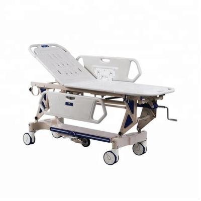 China Bestselling B-4 Hospital Emergency Manual Stretcher Easy Cleaning Medical Trolley for sale