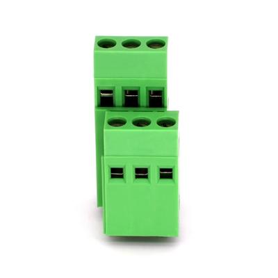 中国 Wire Connecting 5.08 Pitch YB372-508 2 Level PCB Wire Cage Terminal Block Terminal Block Screw Connection16A 300V 販売のため