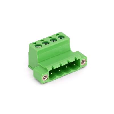 China Wire connect 5.08mm pitch plug in socket for removable terminal block for sale