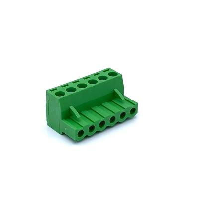 China Wire Connecting Popular Horizontal 5.08mm Pitch 6 Way YC100-508 Input Socket In PCB Terminal Block for sale