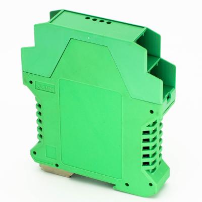 China Signal Insulator 22.5mm Width Din Rail PCB Slot Mountable Modular Enclosure For Electronic Components for sale