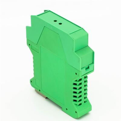 China Signal Splitter 22.5mm Width Din Rail Box For PCB With Main 2.3 Hole 4 for sale