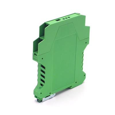 China Used on Signal Insulator 12.5mm Width PCB Module Signal Isolator Enclosure with 2 Post Male and Female Terminal Blocks Match Din Rail à venda