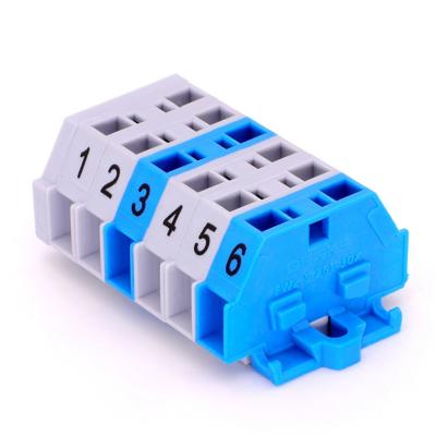 China High Quality Electrical Device Autamation Equipment 6.0mm Pitch Push TB Quick Connector FW2.5-261-30X to Spring à venda