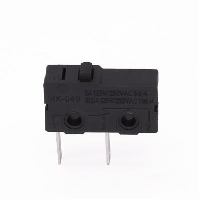 중국 Factory price compact design HK-04G-4 welding terminal black micro plastic 5A/250VAC 2 pin switch 판매용