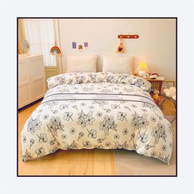 China 4 Pcs Bedding Set Anti-Static Velvet Duvet Cover Sheet Hot Thicken Bed Comforter Cover Sheet Bedspread Single Queen King Size Double for sale