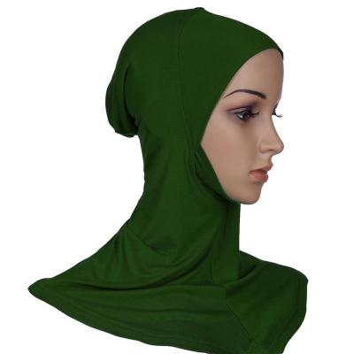 China Simple modal muslim underscarf shawl hijab cap women solid color LONG tank top hijab hat scarf hijab for sale