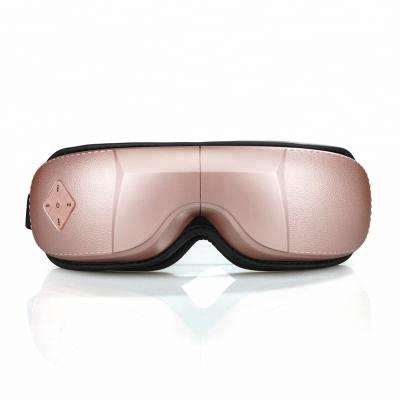 China Lightweight Collapsible Foldable Portable Rechargeable Eye Massager Cordless Eye Mask with Heating Vibration and Air Pressure Music Therapy for sale