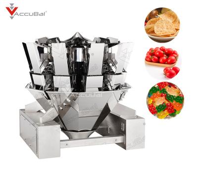 China Food Accubal Weighers Packing Machine Multihead Weigher for sale