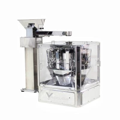 China Food Accubal Weigher flower canned herbs filling packing machine micro weigher 14 head multihead weigehr for sale