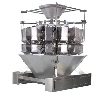 China Automatic Food Accubal Pouch Chicken Weighing Packing Machine with multihead weigher for Balls Fruit and Vegetable Packing Machine for sale